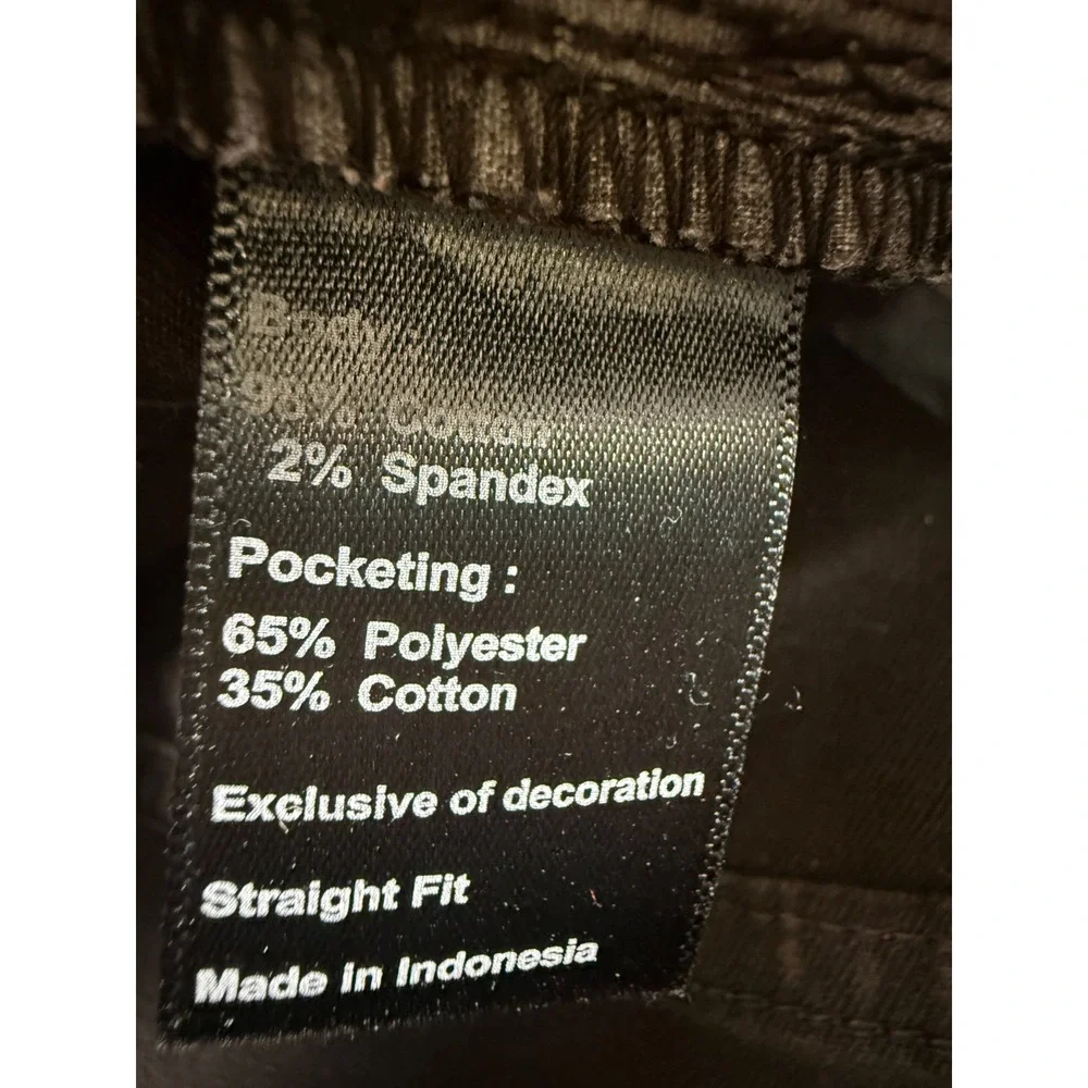 Flint and Tinder Straight Fit Chino Pants Mens 28x28.5 Stretch Dark Brown